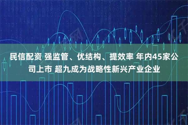民信配资 强监管、优结构、提效率 年内45家公司上市 超九成为战略性新兴产业企业